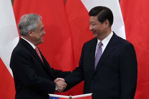 La Chine et le Chili s'engagent &agrave; promouvoir leur coop&eacute;ration bilat&eacute;rale