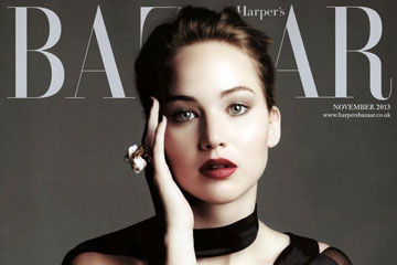 PHOTOS - Jennifer Lawrence, sublime pour Harpers' Bazaar