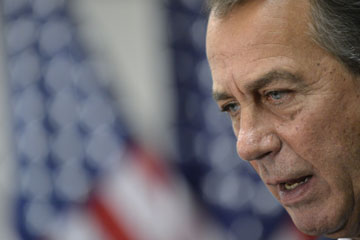 John Boehner demande &agrave; Obama de n&eacute;gocier le budget et le plafond de la dette
