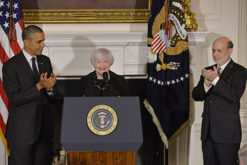 Obama nomme Yellen au poste de pr&eacute;sident de la R&eacute;serve f&eacute;d&eacute;rale am&eacute;ricaine