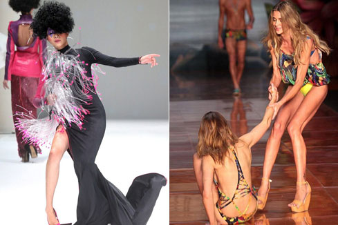 Photos: moments embarrassants pour des mannequins