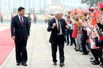 Le pr&eacute;sident et le PM chinois rencontrent le gouverneur g&eacute;n&eacute;ral du Canada