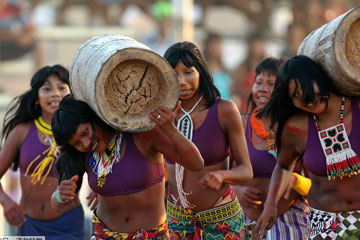 Jeux des peuples indigènes au Brésil