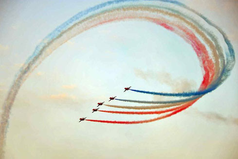 Photos - Les Red Arrows font le show dans le ciel de Manama