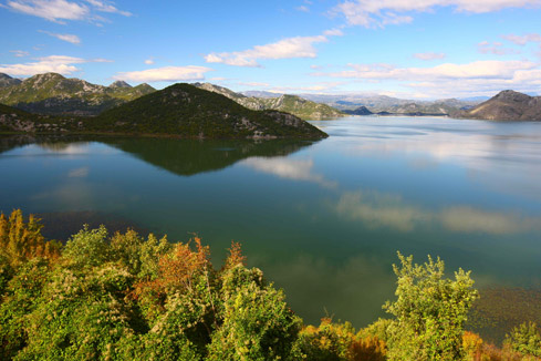 Le lac de Skadar, le plus grand de la péninsule balkanique