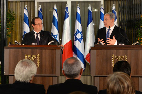 Netanyahu salue la position fran&ccedil;aise sur la question nucl&eacute;aire iranienne