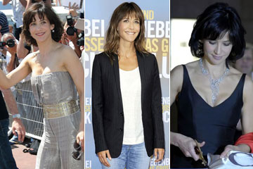 Les looks de Sophie Marceau sur le tapis rouge