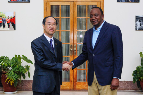 Le président kényan salue de bonnes relations avec la Chine