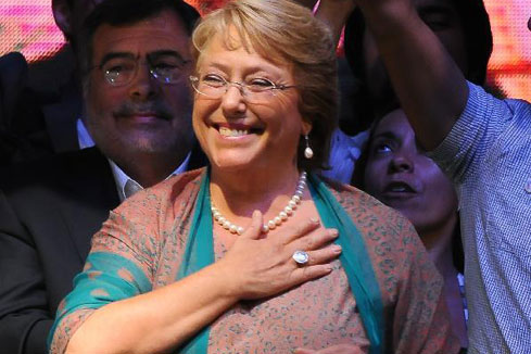 Chili: Michelle Bachelet remporte l'&eacute;lection pr&eacute;sidentielle avec 62% des voix