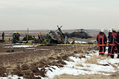Turquie : quatre pilotes tu&eacute;s dans le crash d'un h&eacute;licopt&egrave;re militaire