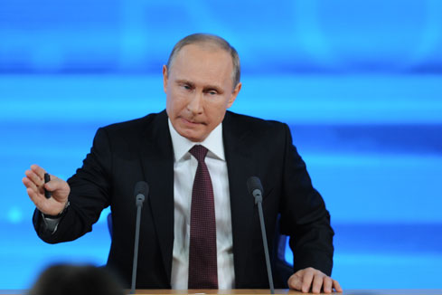 Poutine dresse le bilan de l'&eacute;conomie russe en 2013