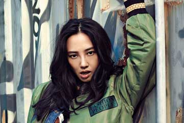Bai Baihe pose pour un magazine