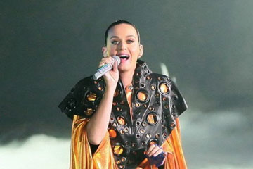 Katy Perry sur scène en Chine