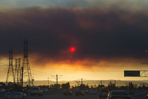 Photos - Incendie forestier à Los Angeles