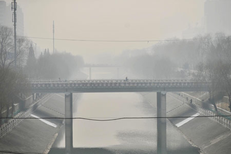 Aggravation de la pollution de l'air due aux feux d'artifice en Chine