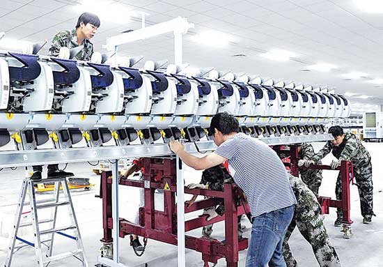 Les &eacute;quipements de production de fils de haute qualit&eacute; mis en service