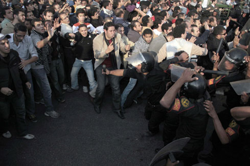Egypte:  une manifestation anti-gouvernementale au Caire