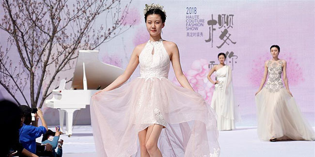 D&eacute;fil&eacute; de robes d'&eacute;t&eacute; &agrave; Shanghai