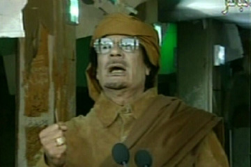 Kadhafi affirme qu'il ne quittera pas la Libye