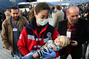 Turquie: Arriv&eacute;e des centaines de bless&eacute;s de Libye par mer