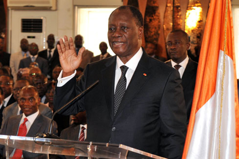 C&ocirc;te d'Ivoire: Alassane Ouattara pr&ecirc;te serment