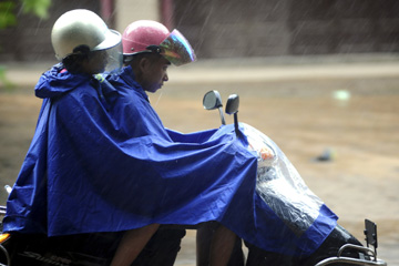 Hainan : la temp&ecirc;te tropicale Haima affecte 5 100 habitants