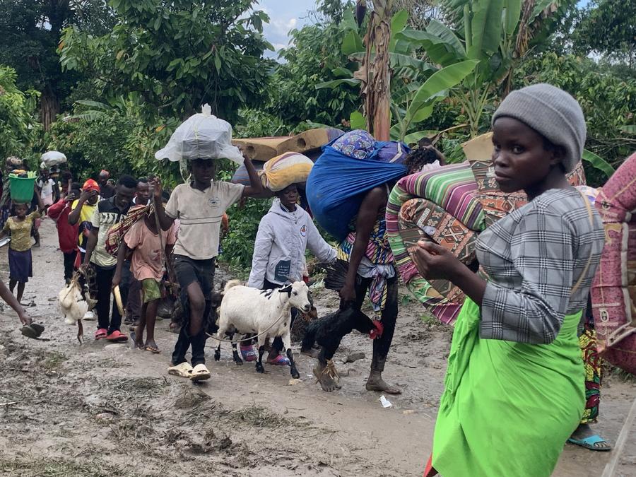 Des réfugiés congolais en Ouganda - Xinhua - french.news.cn