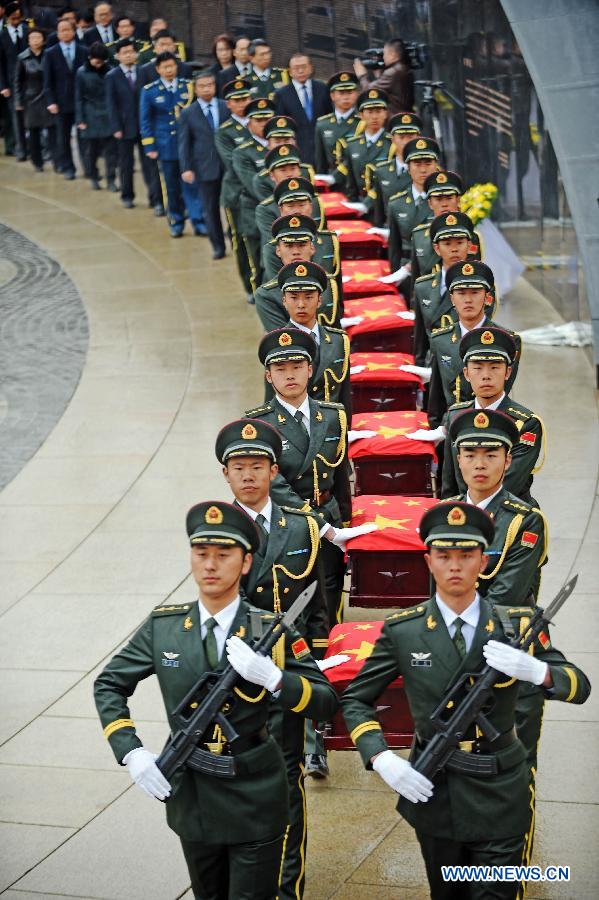 chinefunéraillesdesoldatschinoistuéspendantlaguerredecorée