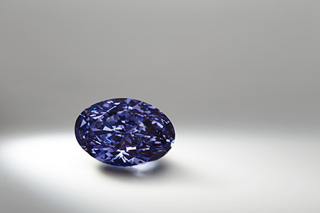 Australie : exposition d'un diamant violet rare