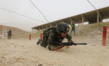 Des soldats chinois participent &agrave; la Warrior Competition